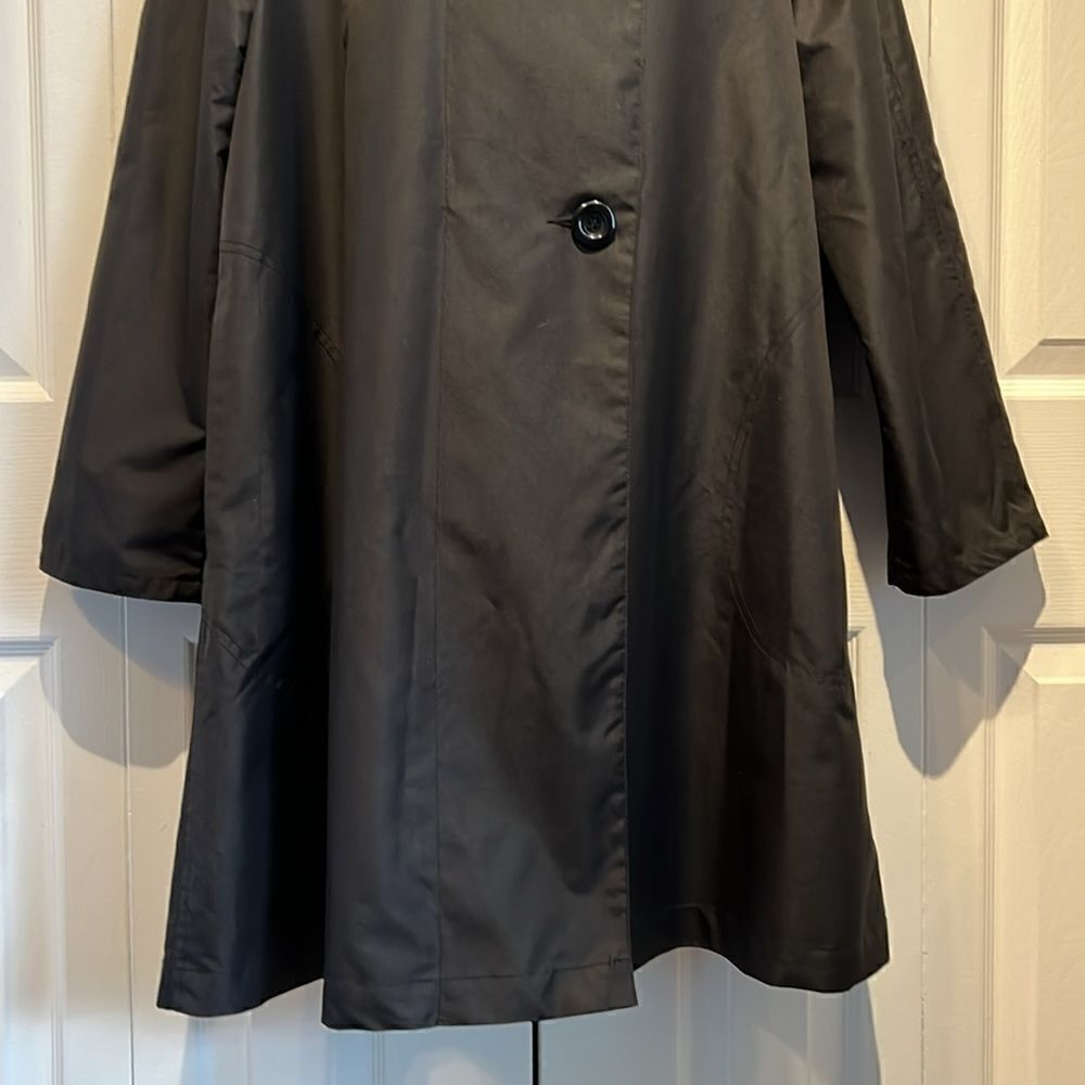 Novelti Black A Line Water Repellent‎ Lined Jacket Size 14P - Picture 3 of 12